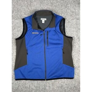 Menards Womens Blue and Black Vest Lined Size 3XL